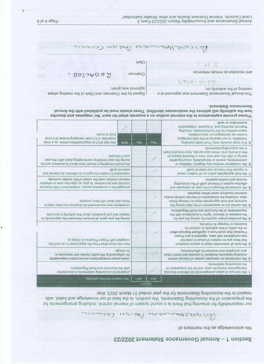 annual governance statement 2022/23